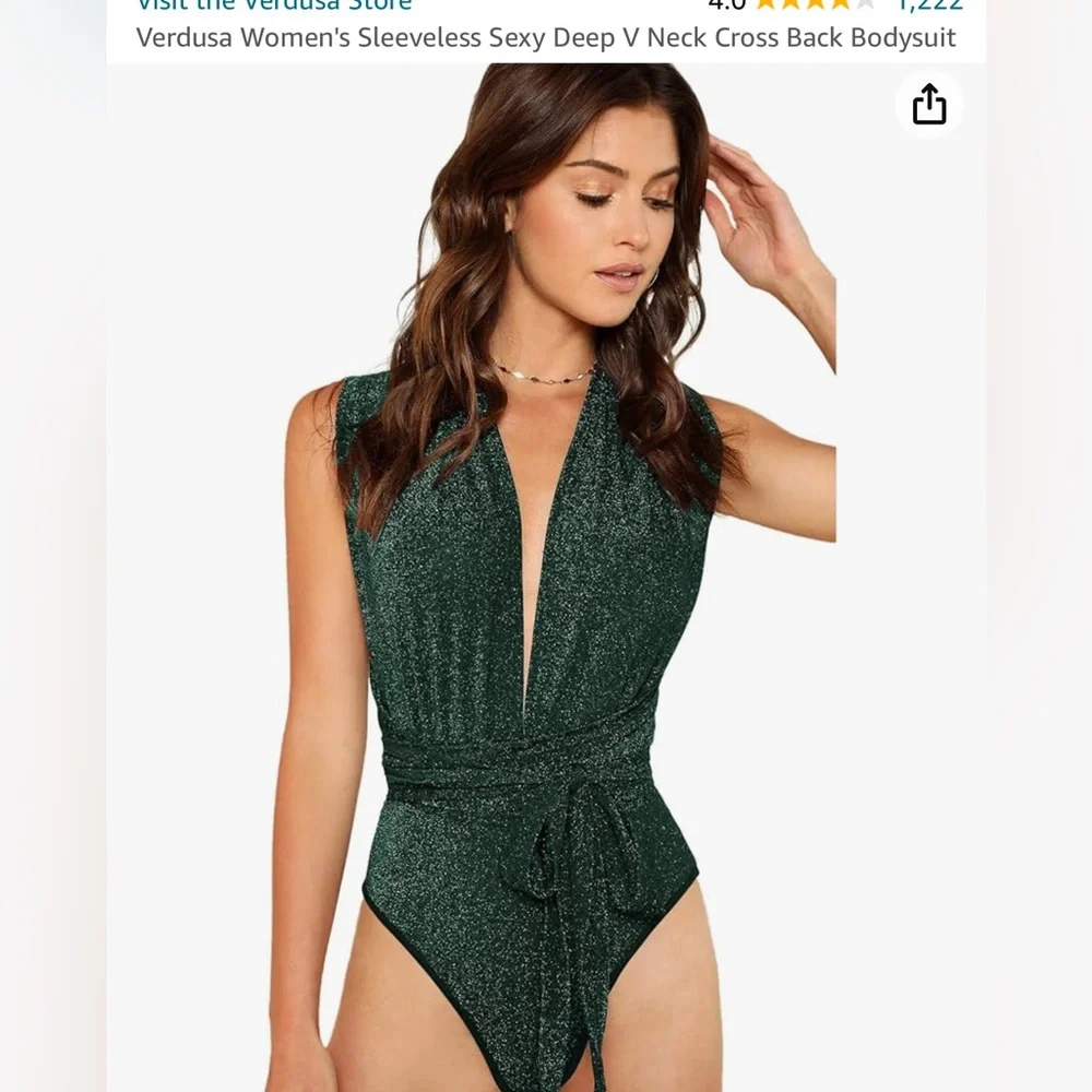 Glitter Green Bodysuit! - Picture 1 of 5